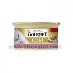 Gourmet Gold s kuřetem a játry - kousky ve šťávě 85g
