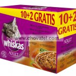 Whiskas kapsa menu ze 4 druhů masa 12ks