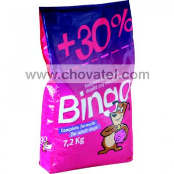Fitmin Bingo 7,2kg + 30%