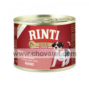 Konzerva Rinti Gold Junior hovězí 185g