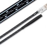 Vodítko nylon tattoo 25,4mm x 1,2m modro-černé