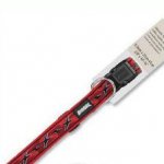 Obojek nylon ninja 30-45cm červený