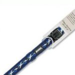 Obojek nylon ninja 46-66cm modrý