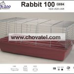 Klec KRÁLÍK 100 chrom 102x52x39,5cm