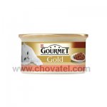 Gourmet Gold s hovězím a kuřecím v rajčatové omáčce 85g
