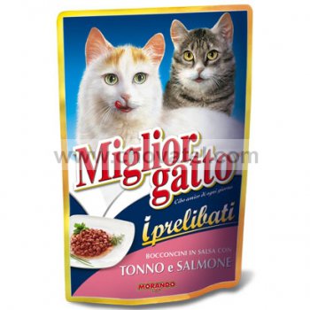 Miglior gatto kapsička s lososem a tuňákem 100g