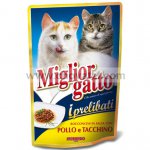 Miglior gatto kapsička s kuřecím a krůtím 100g