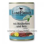 Landfleisch Premium hovězí srdce s rýží 400g