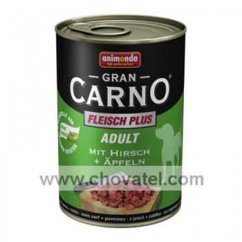 GRANCARNO Adult - jelení maso + jablka 400g