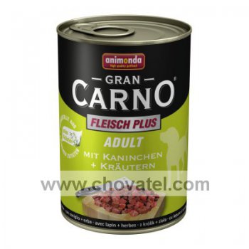 GRANCARNO Adult - králík + bylinky 400g