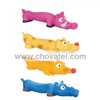Dlouhá latexová zvířata se zvukem 24cm