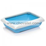 Toaleta DODO s rámem 45.5x31x13cm IMAC modrá