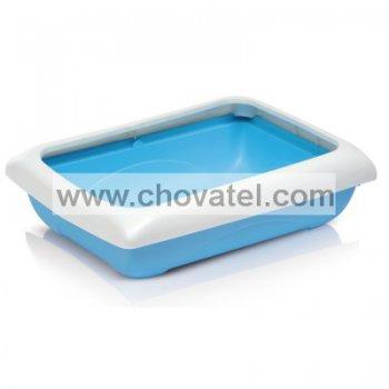 Toaleta DODO s rámem 45.5x31x13cm IMAC modrá