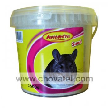 Avicentra písek činčila 1,5kg kyblík