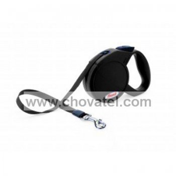 Vodítko Flexi Compact Mini (XS) 3m/12kg pásek černá