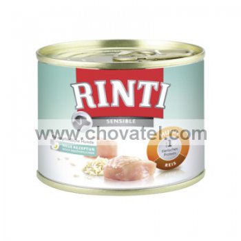 Konzerva Rinti Sensible kuřecí s rýží 185g