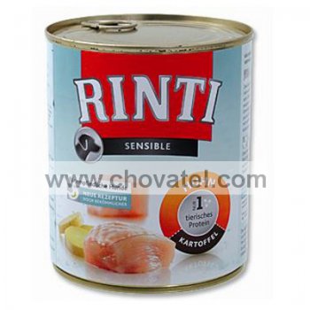 Konzerva Rinti Sensible kuřecí s bramborem 800g