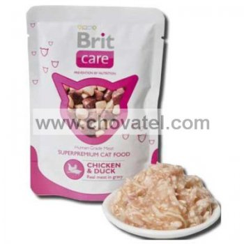 Brit Care Cat kapsa Chicken & Duck Pouch 80g