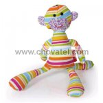 E. T. toy, textilní hračka, duhová barva