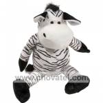 Zebra velká plyšová 25cm
