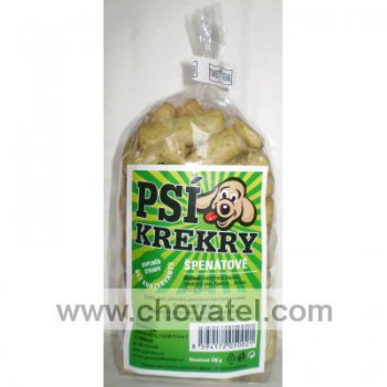 Psí krekry špenátové 150g