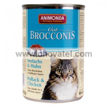 Animonda BROCCONIS mořský losos + kuře 400g