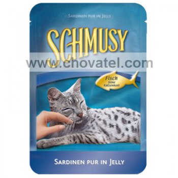 Kapsička SCHMUSY Fish tuňák + sardinky 100g