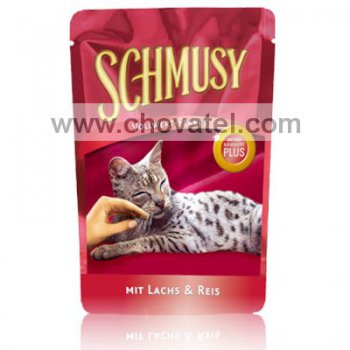 Kapsička SCHMUSY Flakes losos + rýže 100g