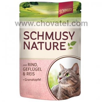 Kapsička SCHMUSY Nature's Menü hovězí + drůbež 100g