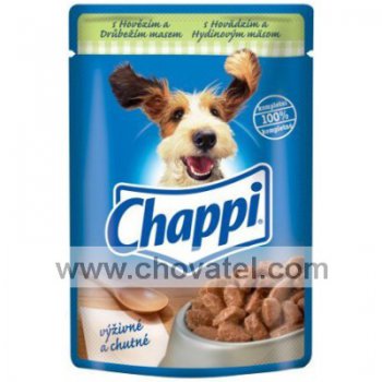 Chappi kapsička 100g hovězí a drůbeží