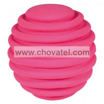 Latexový flexi míček s drážkami 6cm