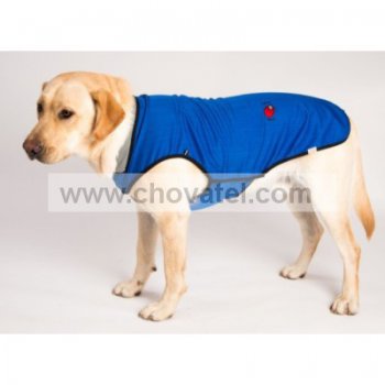Obleček - Vesta softshell "STOP KLÍŠTĚ" modrá 28cm