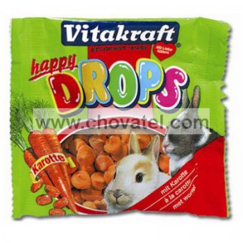 Vitakraft Drops Happy Karotte Rabbit 40g