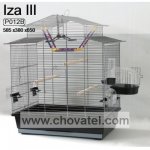 Klec IZA 3 černá 58x38x65cm