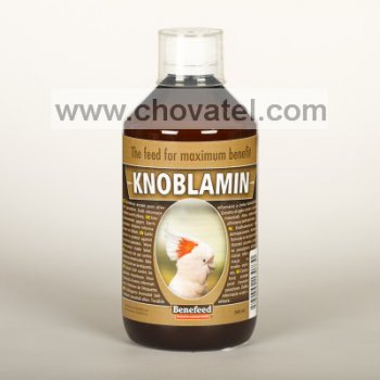 Knoblamin E pro exoty česnekový olej 500ml