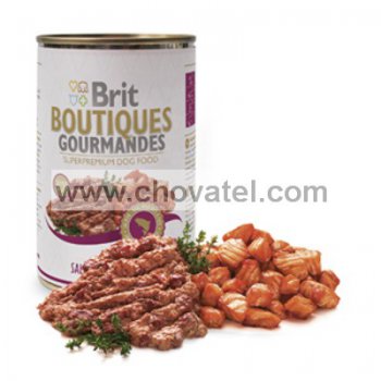 Brit Boutiques Gourmandes Salmon Bits & Paté 400g