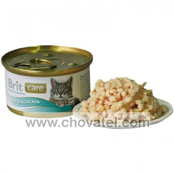 Brit Care Cat Kitten Chicken 80g konzerva