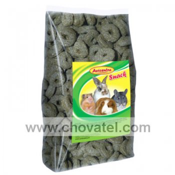 Avicentra kroužky s vojtěškou pro hlodavce 250g