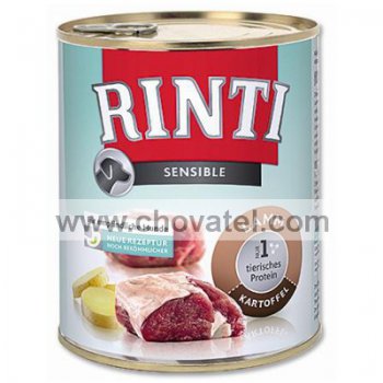 Konzerva Rinti Sensible jehněčí s bramborem 800g