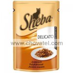 Sheba Delicato 85g s krůtím masem ve želé