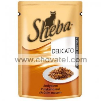 Sheba Delicato 85g s krůtím masem ve želé