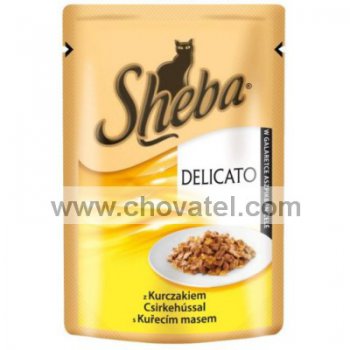 Sheba Delicato 85g s kuřecím masem ve želé