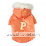 ORANGE lesklá bundička L 30cm