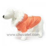 ORANGE lesklá bundička XL 33cm