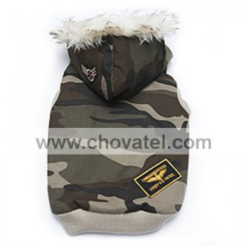 Bunda maskáč letecká, kapuce XL - 33cm