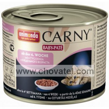 Animonda Carny Baby paté - hovězí a kuřecí 200g