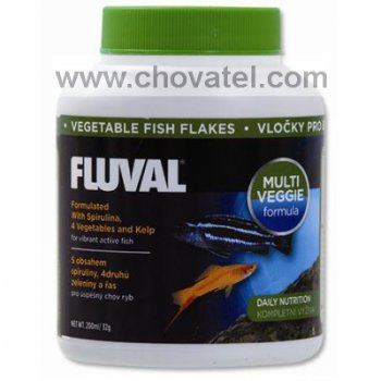 Fluval Tropical Vegetable Flakes 200ml