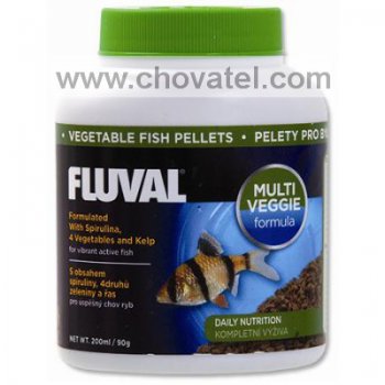 Fluval Tropical Vegetable Pellets 200ml