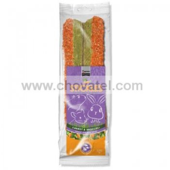 Supreme Stick Carrot, Brocolli - tyč býložravec 2ks 100g