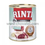 Konzerva Rinti Sensible jehněčí s rýží 800g